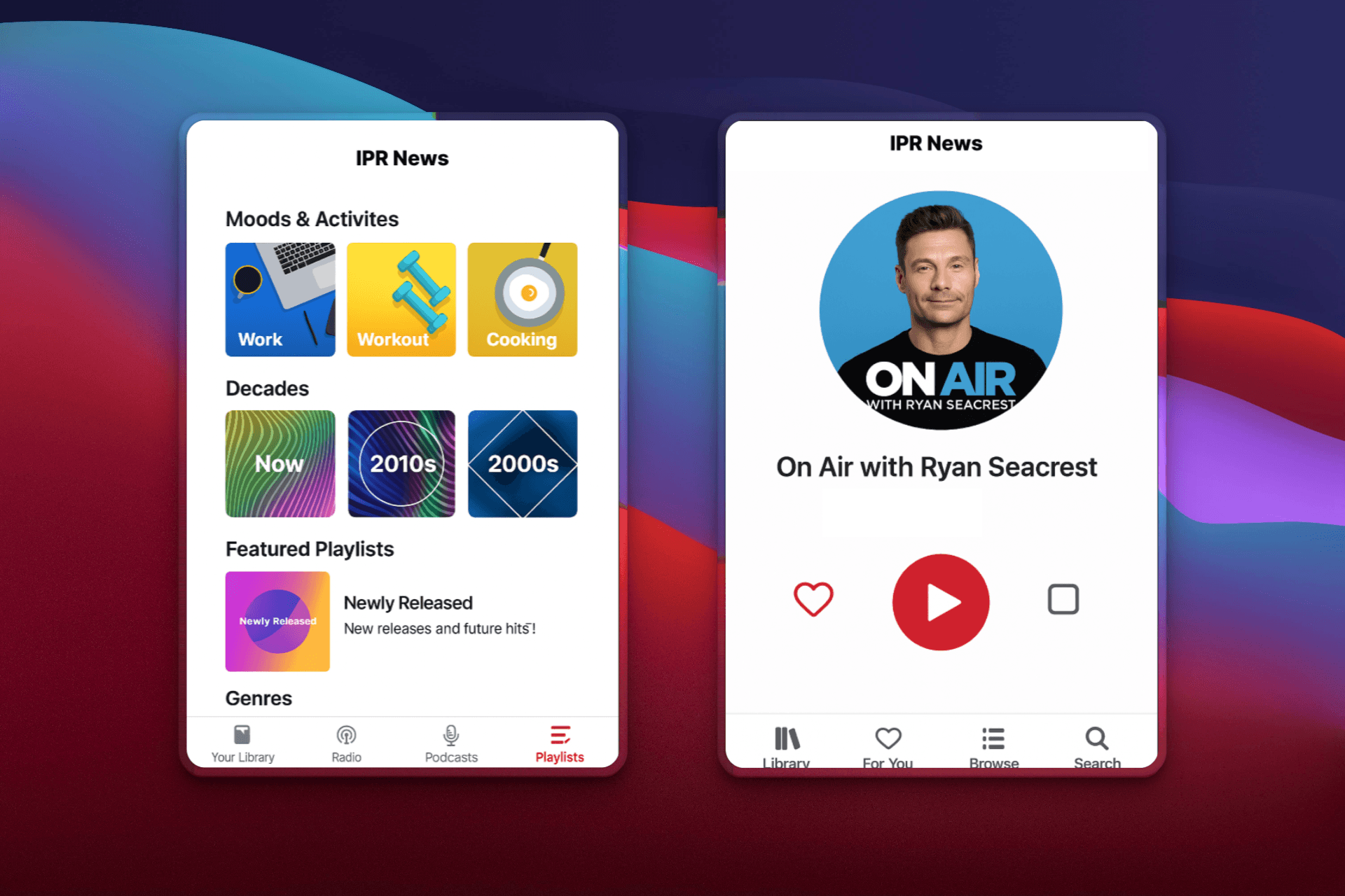 Indie Premiere Radio — Music App - Hero Image