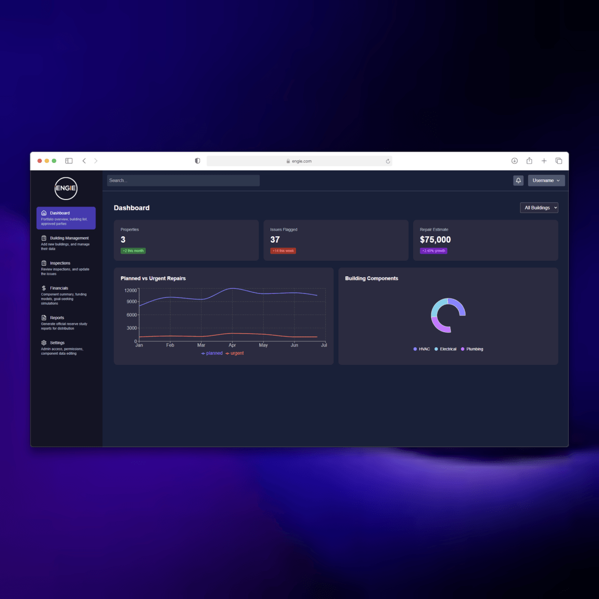 Eingie — Reserve Study Platform - Hero Image