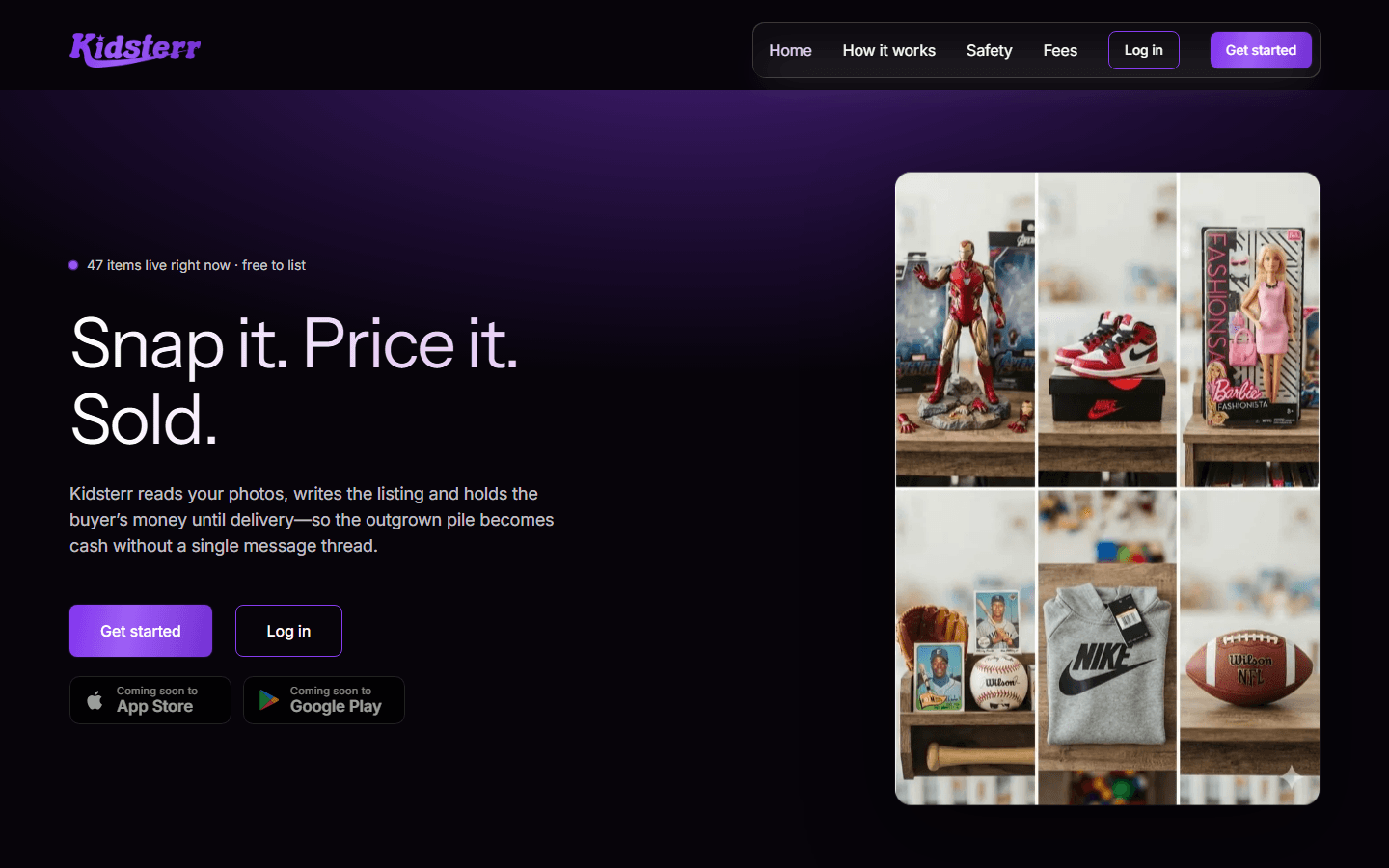 Kidsterr — AI Resale Marketplace - Hero Image