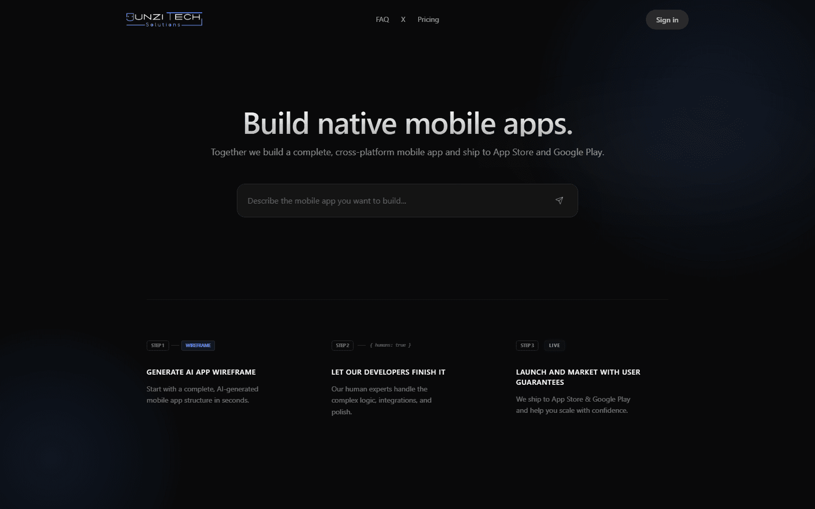 NotVibeCode — AI App Platform
