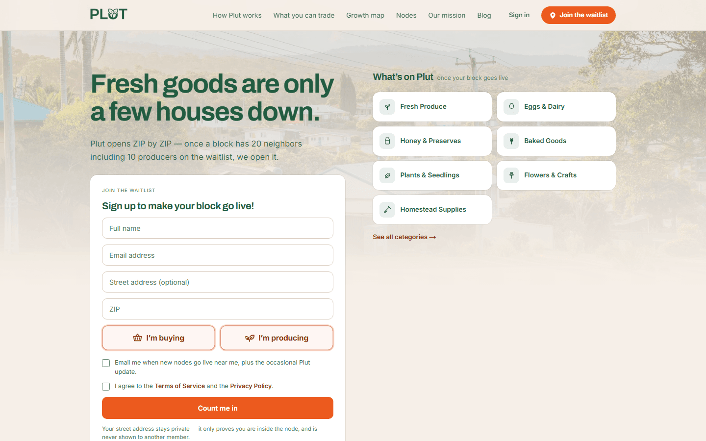 Plut — Neighborhood Porch Marketplace