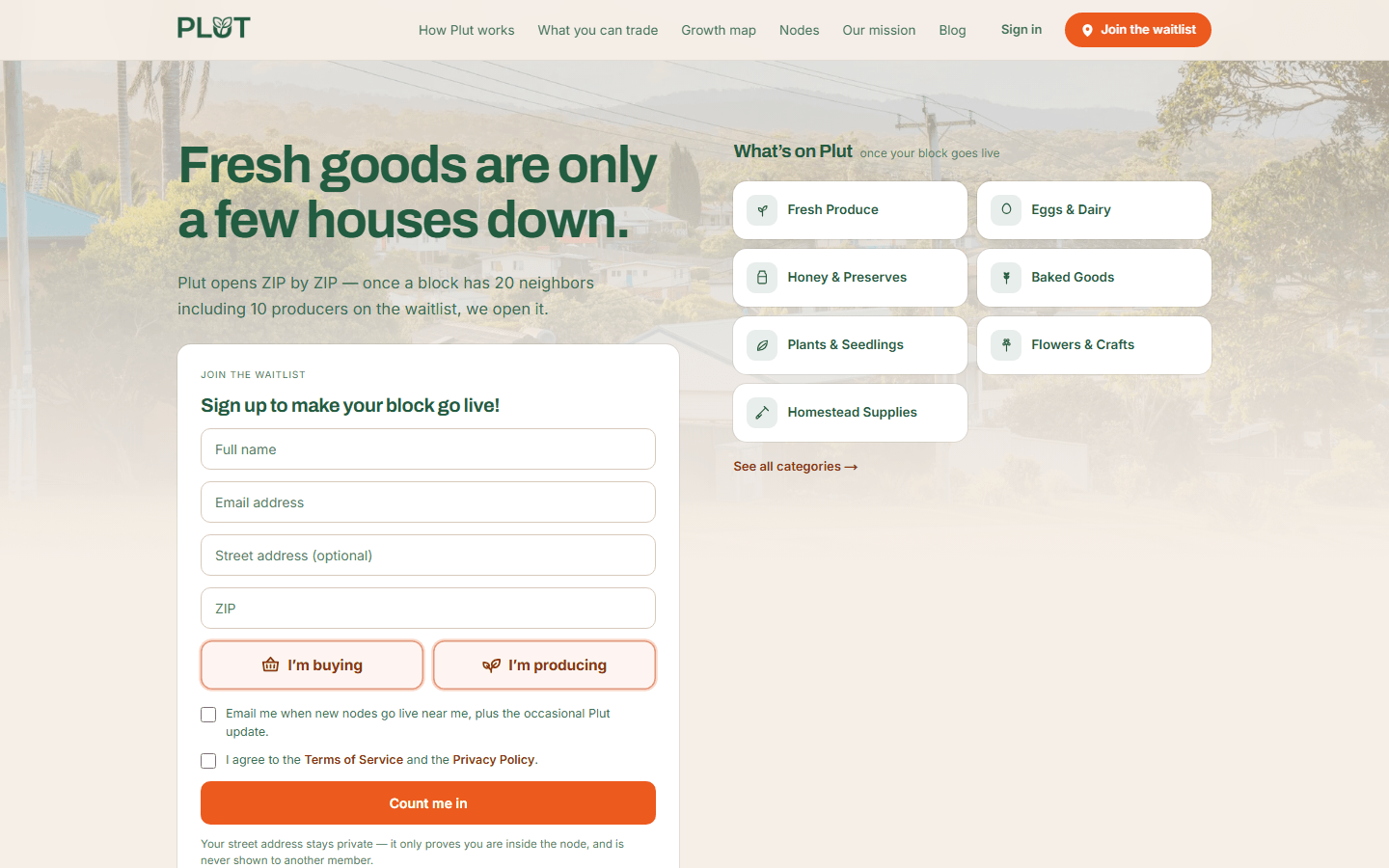 Plut — Neighborhood Porch Marketplace - Hero Image