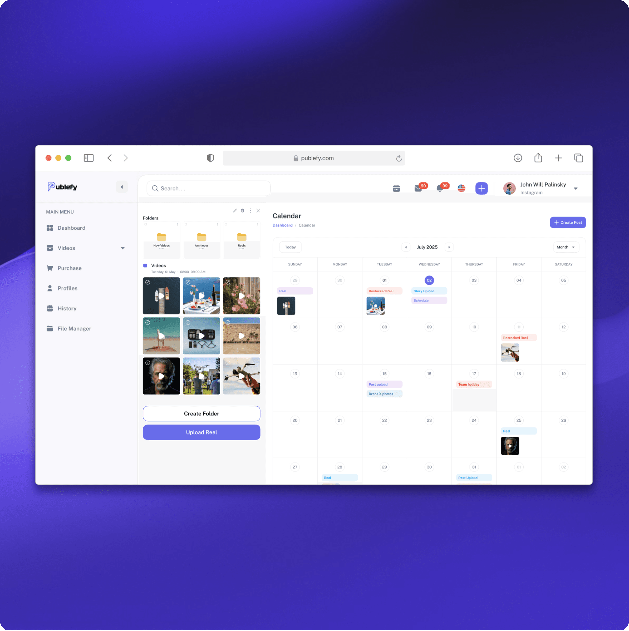 Publefy — AI Social Content Platform