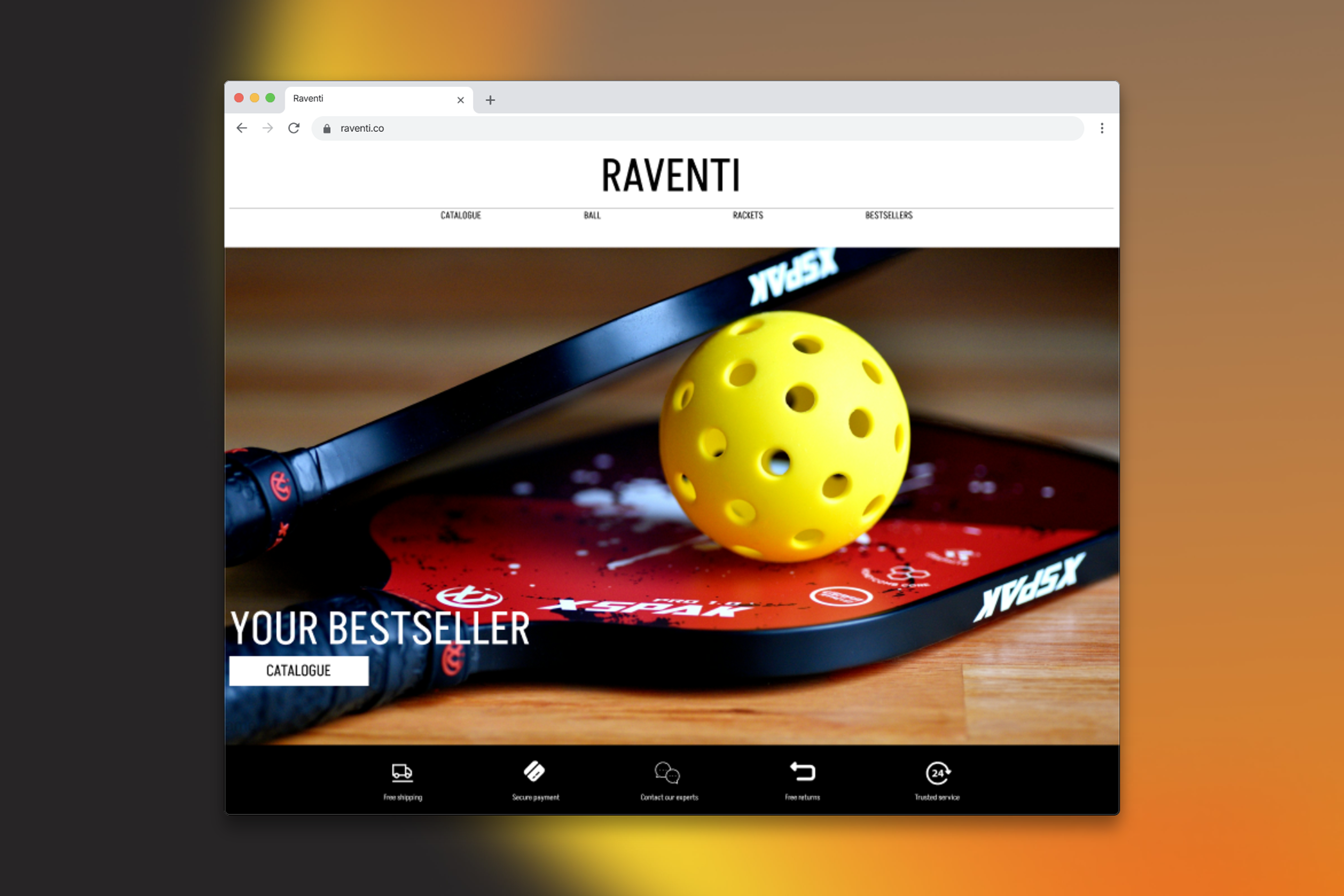 RAVENTI — Premium Sports Store - Hero Image
