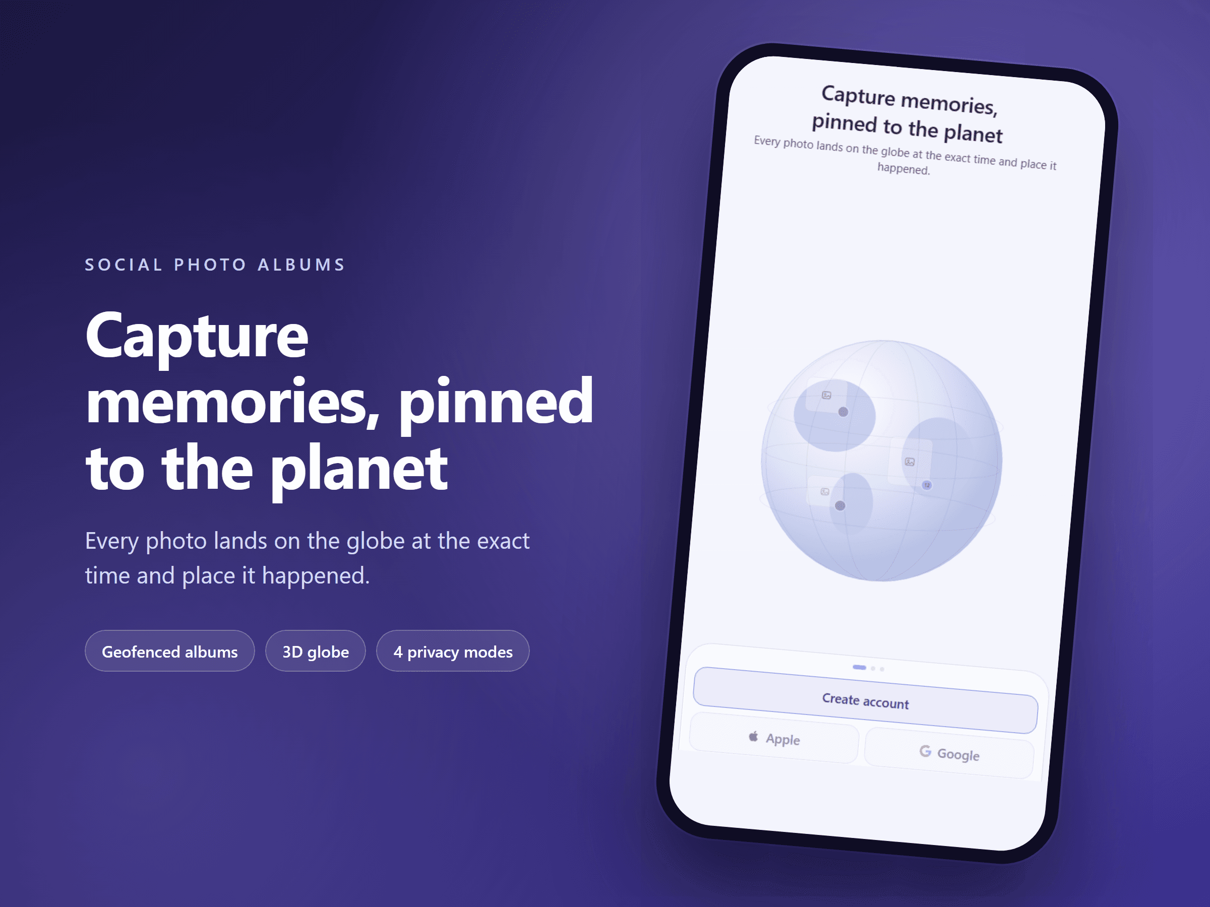 ShaunPic — Photo Albums Pinned to the Globe
